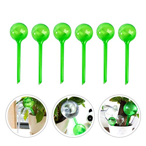 VILLCASE 6 Pcs Globos de Rega da Planta LÃ¢mpadas de Rega de Vidro AutomÃ¡tico Plantador de Bola de