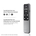Satechi Bluetooth Remote Control, R2 Multimedia Remote Control in Presentation & Media Mode, for MacBook Air/Pro M5/M4, iPad Air/Pro M5/M4/M3, Not Compatible with Windows 10/11