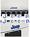 Reflective Concepts - 2015-2023 Jeep Renegade - Jeep Front and Rear Emblem Overlay Decal Stickers - (Color: Reflective Medium Blue)