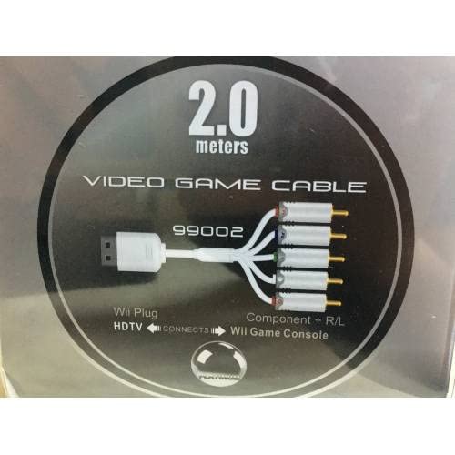 Platoon Ekstra Kaliteli 2 Metre Nintendo Wii Component Kablo 5 RCA