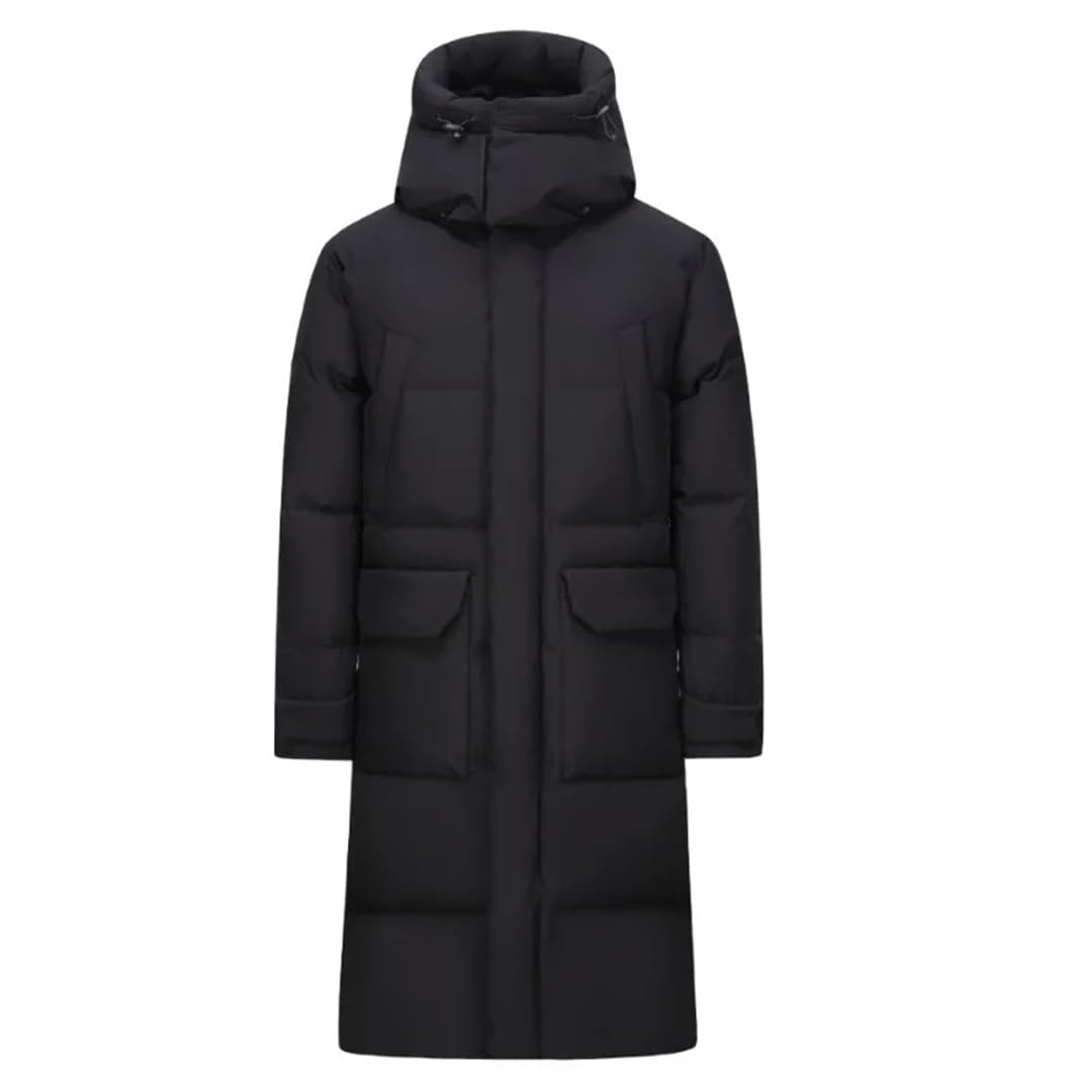 Suwequest Inverno Spesso Caldo Lungo Coppia Piumini Donna Anatra Bianca Giù Stile Utensili Giù Cappotti