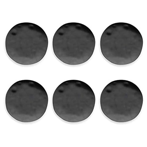TarHong Black Bamboo Salad Plate, Set of 6 Cover
