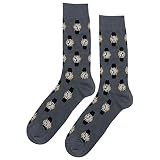 SockFly Wrist Watch Dress Socks Funny Novelty Crazy Fun Design Men Size 8-12 Cotton Casual Crew Colorful Funky Fancy Socks Gift for Men