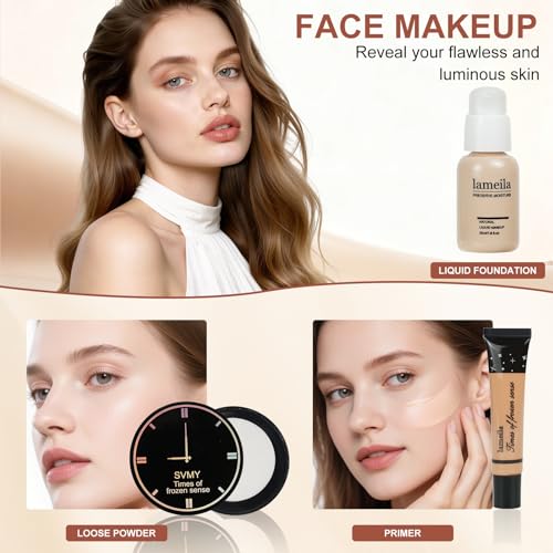 All In One Makeup Kit for Teen Girls Beginners Pink - Image 5