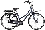 AMIGO E-Lagos T2 28 Zoll 50 cm Damen 3G Felgenbremse Mattblau