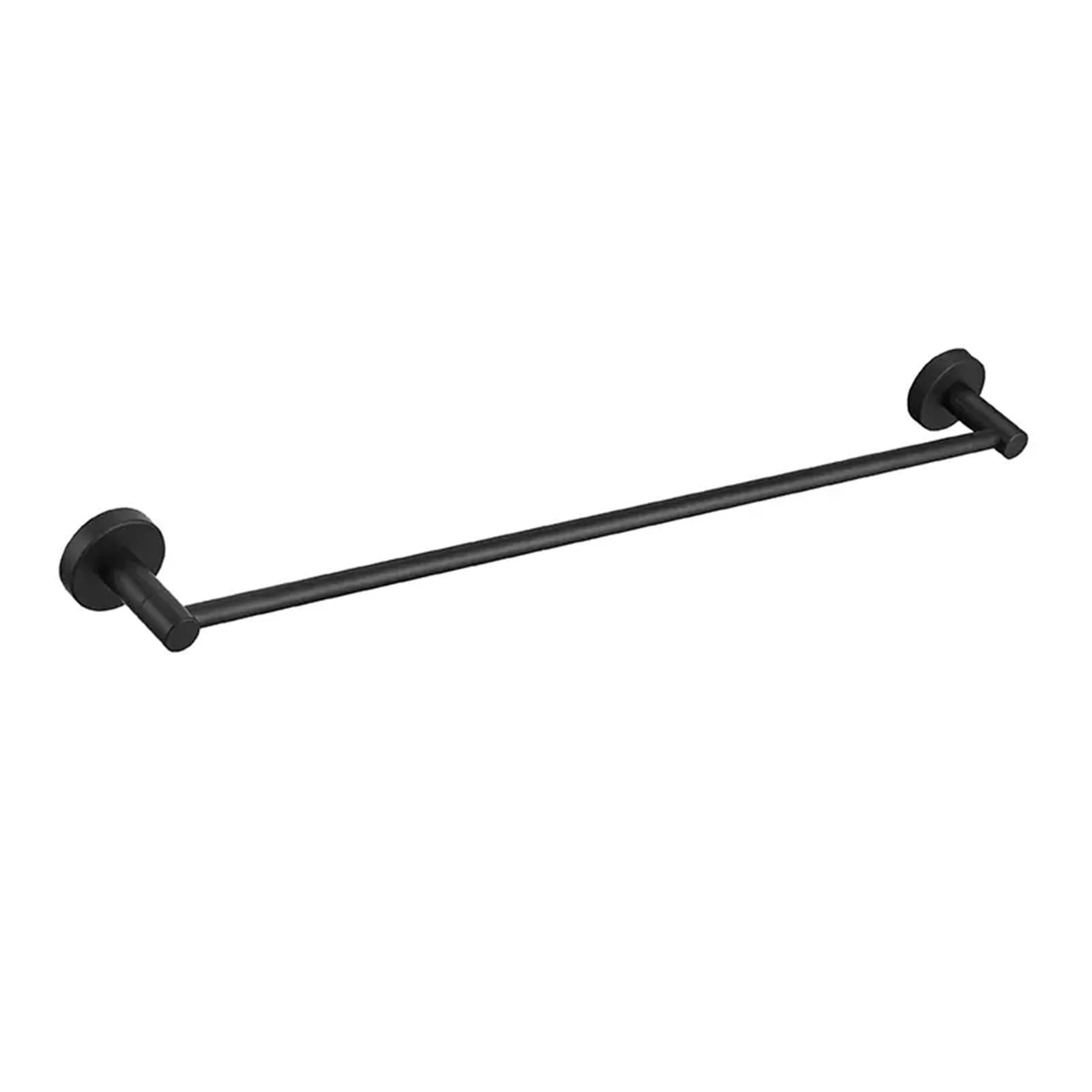 LMYSXAOZ Stainless Steel Towel Bar Rails,Wall Mounted Holder,40cm-70cm Multi-size Bar,ith Screws Holder Rod Hotel Style Black (Size : 100cm)