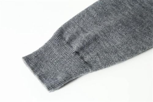 Men's Winter Eng60d Style Half Zipper Stand Collar Knitted Pullover - Business Casual Sweater4