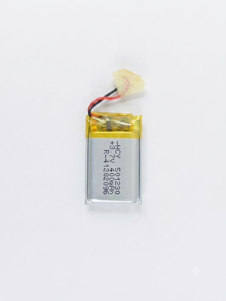 Genuine 501230 Battery for Drones, Robotics Compatible with Bluetooth, Smart Watch, Earpods Lipo Battery - 400mAh (5.5x18x25mm) (Pack of 1)-image-40