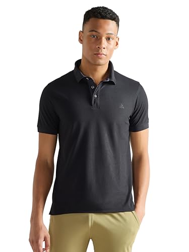 Image of Clans & Hans Men's Solid Regular Fit Polo T Shirt | Collar Tshirts | Half Sleeves |Plain T-Shirt for Men (Available in Plus Size)