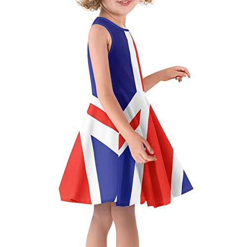 POLERO Mushroom Dress for Girls Summer Casual Party A-Line Midi Tank Dress Sleeveless Sundress for Kids 3-16 Years3