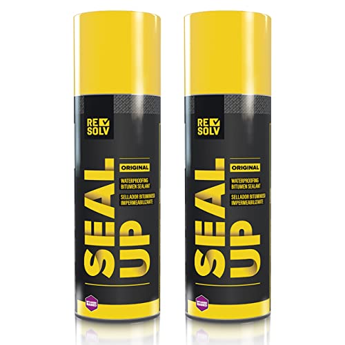 Seal Up Spray-on Bitumen Black Sealant 2-Pack Immediately Repairs, Seals, ...