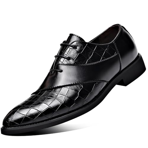 Image of Men's Classic Modern Dress Oxfords Shoes Business Formal Derby