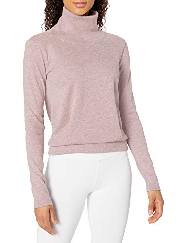 Alo Yoga Women's Clarity Long Sleeve, Dusted Plum, Extra Small