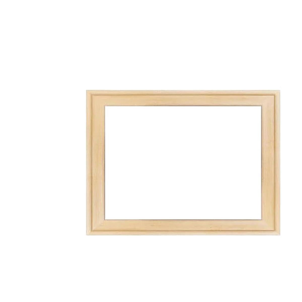 Cadre bois 95x95 cm châssis peinture huile et affiche DIY