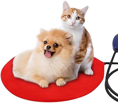 Cat Heating Pad,self Heating cat pad with Safe Waterproof Adjustable Warming Mat, Heated Dog pad with Chew Resistant Cord and Removable…