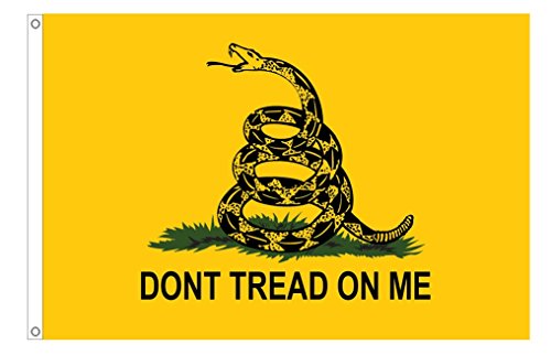 Us Flag Factory - 2X3 Ft Gadsden Flag "Don't Tread On Me" Flag - U.s. Standard 200 Denier Solarmac Outdoor Flag (Grommets) - Made In America #TOP2