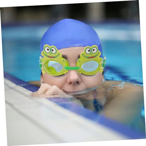 Lunettes de natation pour enfants Yardwe rose avec protection anti-buée