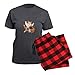 CafePress Funny Yarn Knitting Knitter Crochet Crazy Cat Womens Novelty Pajama Set, Comfortable PJ Sleepwear