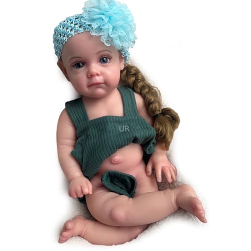 Muñeca Reborn Bebé Realista de Silicona 20 Pulgadas miniatura 1