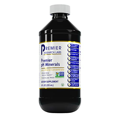 Premier Research Labs Ph Minerals - Supports Whole Body Mineral Health - Ph-Balancing Minerals From Utah's Great Salt Lake - Non-Gmo, Gluten-Free & Vegan Ionic Mineral Concentrate - 8 Fl Oz #TOP16