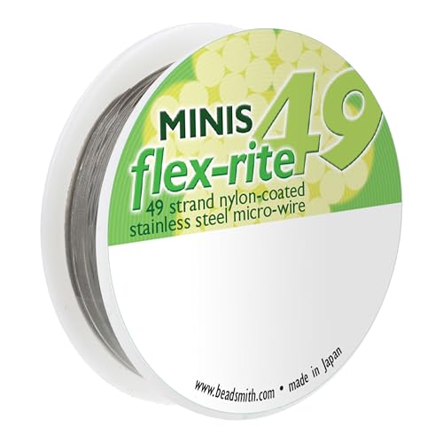 Fil à 7 brins en acier inoxydable gainé nylon transparent de 0,012 mm pour bijoux