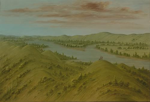 Tableau de paysage George Catlin pour réveiller un mur blanc sans âme