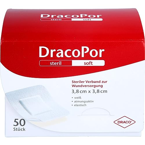 DRACOPOR Wundverband 3 8x3 8 cm steril 50 St