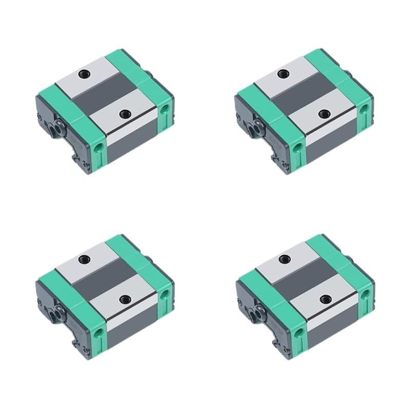 BSEID Linear Rail Sliding Block, EGH15SA Linear Bearing Linear Rail Blocks for CNC Router(4Pcs)