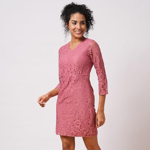 Image of Globus Women Dress (3640581001 Mauve S)