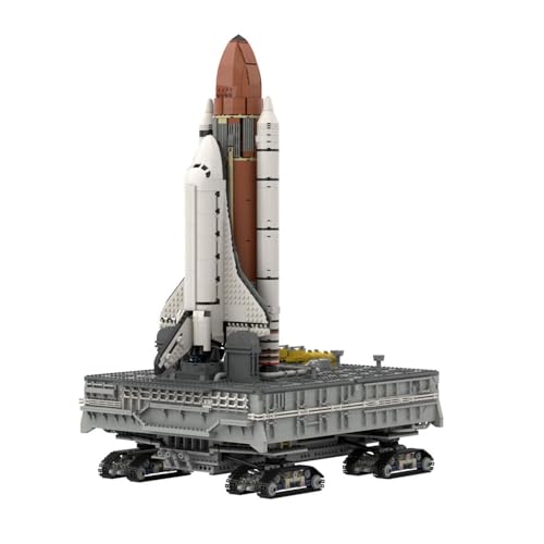 Operational Orbiter with Launch Platform and Crawler Transporter MOC Build for Age 18+