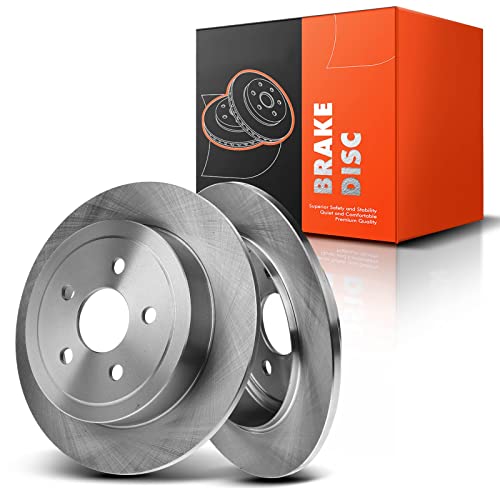 A-Premium 10.63 Inch (270mm) Rear Solid Disc Brake Rotors, 2-Pack by A-Premium - Used condition - Image 9