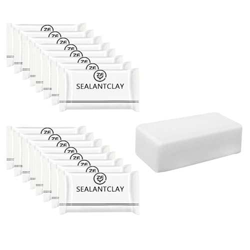 ZFYOUNG 10-Pack Premium Waterproof Wall Repair Sealing Clay Duct Seal Ideal for Wall Hole Repair, Air Conditioning and Drainage Pipes Quick and Easy Solution