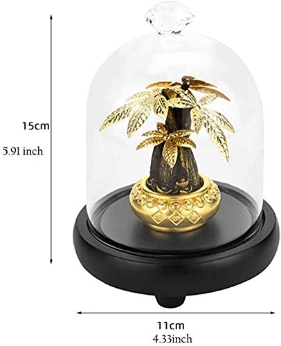 Crystal Gemstone Bonsai Tree - Gold Foil Fortune Tree for Home and Office Decor | Lucky Money Tree for Spiritual Healing and Positive Energy - Image 2