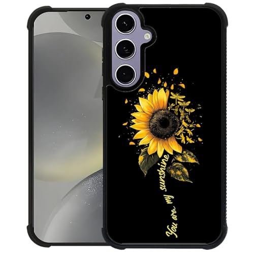 Coque Samsung Galaxy S24 motif tournesol pour illuminer vos photos en terrasse