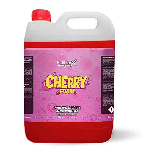 Champú cereza activo FullCarX de 5 litros con efecto super brillo para coche