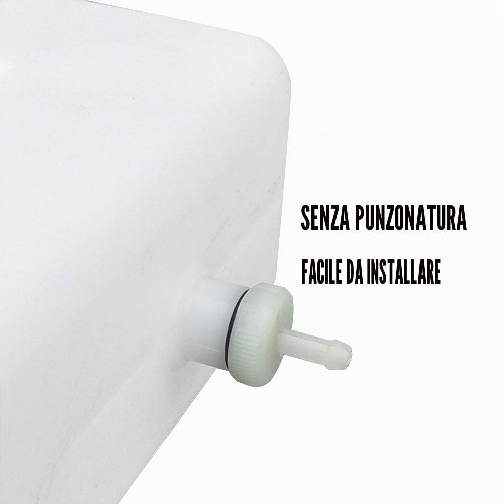 Serbatoio Carburante Plastica, 7L Olio Combustibile Benzina Benzina Storge Canister Serbatoio Acqua Barca Auto Camion Riscaldamento Accessori riscaldatore con Kit di Viti