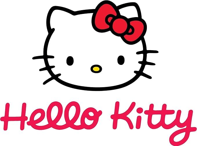 Image of Hello Kitty Girls Skirt Set - 2 Piece Short Sleeve T Shirt and Tutu Skirt Kids Outfit Set (Sizes: 2T-12)