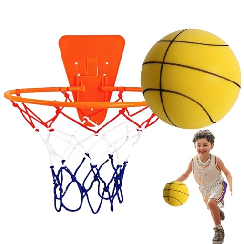 Pelota deportiva sin ruido y balón de baloncesto suave para interiores de espuma