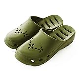 [オクムラ] サンダル WATER pass M カーキ OBAA5900KH 水が溜らない 軽い ベランダサンダル