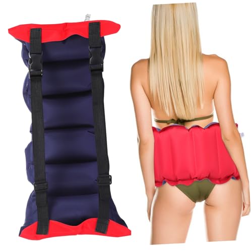 HEMOTON Adjustable Inflatable Swim Floating Belt High Buoyancy Waist Belt for Beginners Durable Air Tight Design with Quick Release Buckles Easy for All Ages Swim Training Equipment