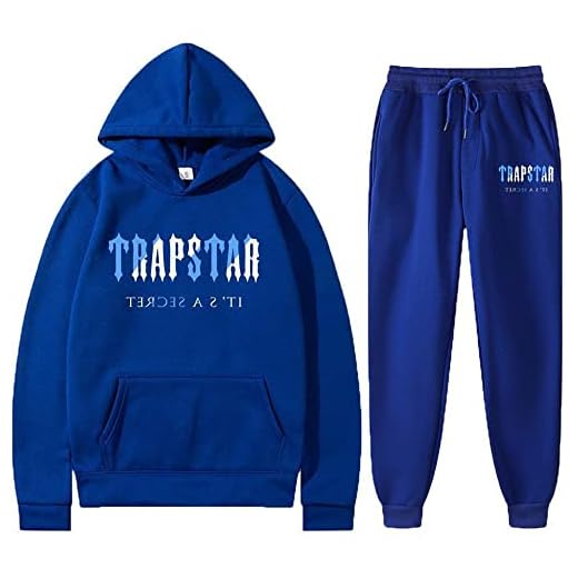 Dinint Conjunto De Chándal para Hombre, Trapstar London Marca De Moda Ropa Deportiva Informal de 2 Piezas, Chaqueta con Capucha y Pantalones