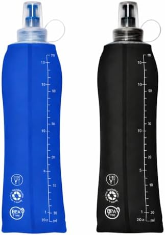 Garrafa Dobrável Silicone 500ml Portátil Esportiva Livre de BPA P...
