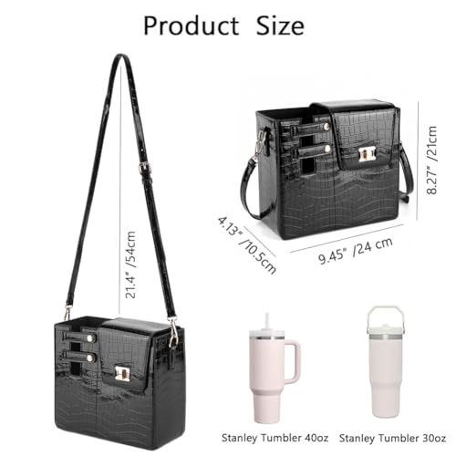 Image of Stanley Purse Cup Holder Bag Crossbody Water Bottle Purse for 40oz Tumbler