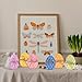 Wooden Easter Egg Decorations, 6pcs Polka Dot Easter Table Decor Set, Pastel Wooden Eggs for Home Decor, Spring Decorations, Holiday Table Centerpieces for Tiered Tray (6 colors)