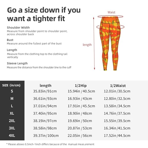 Leggings estampados divertidos con bolsillos para entrenar sin transparencias 5