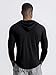 BEILU Men's Fashion Athletic Hoodies Workout Sweatshirt Long Sleeve Lightweight Casual Pullover Drawstring Hoodie Black-M