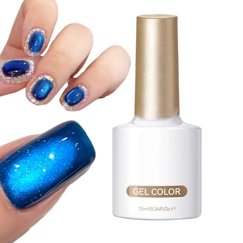 Esmalte De Uñas,Base Magnética Brillante De Secado Rápido 10 Mililitros,Gel De Uñas Magnético De Secado Rápido - para Adolescentes, Familias, Damas, Novias, Principiantes, Manicura, Fiesta, Viaje,