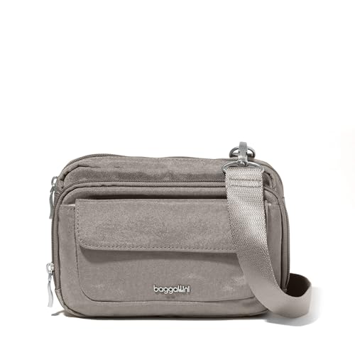 Image of Baggallini womens Modern Double Zip Crossbody