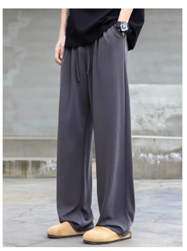 Men's Spring and Fall Wide-Leg Sports Casual Pants2