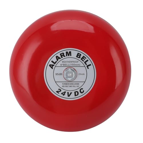 Alarme d'incendie pour école et usine cloche de sécurité ronde 95 dB